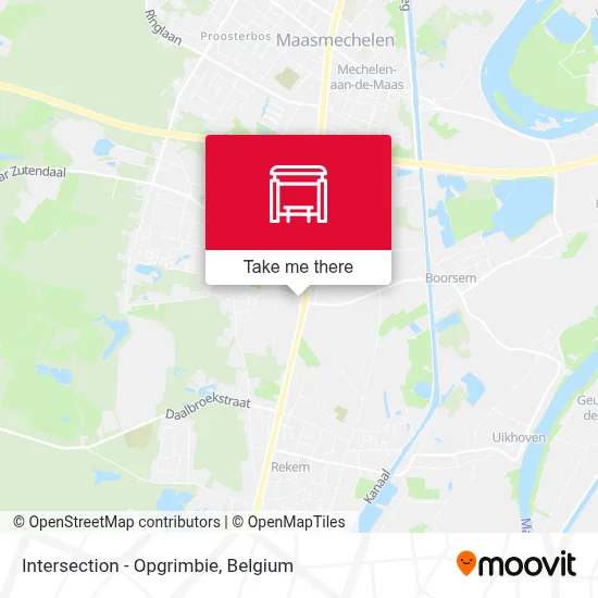 Intersection - Opgrimbie map