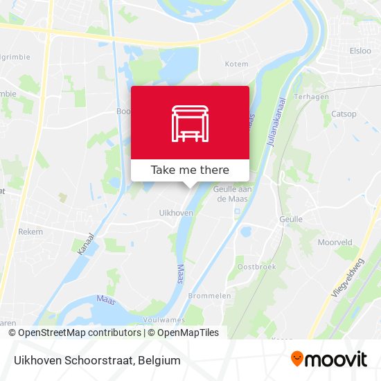 Uikhoven Schoorstraat plan