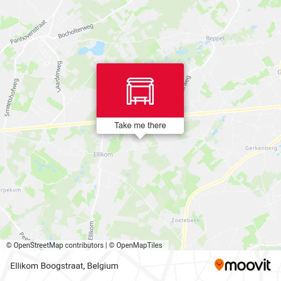 Ellikom Boogstraat map