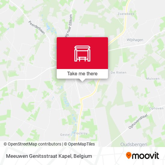 Meeuwen Genitsstraat Kapel map