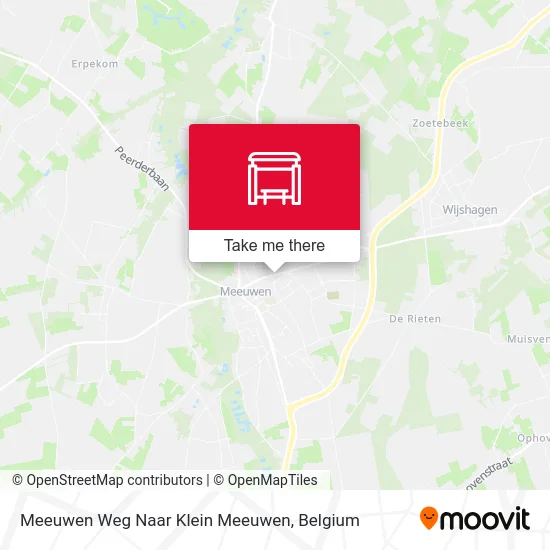 Meeuwen Weg Naar Klein Meeuwen map