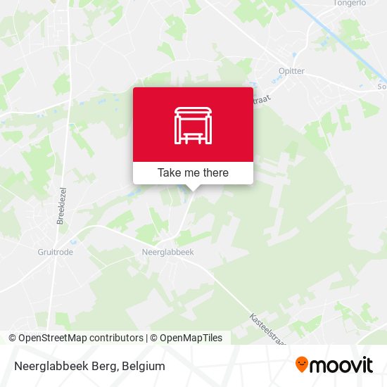 Neerglabbeek Berg map