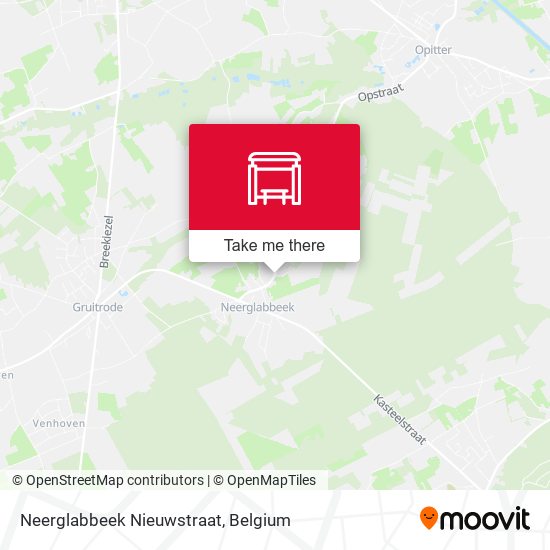 Neerglabbeek Nieuwstraat map