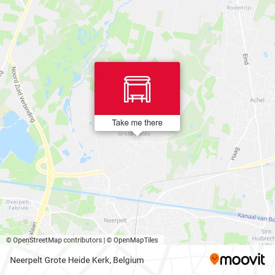 Neerpelt Grote Heide Kerk plan