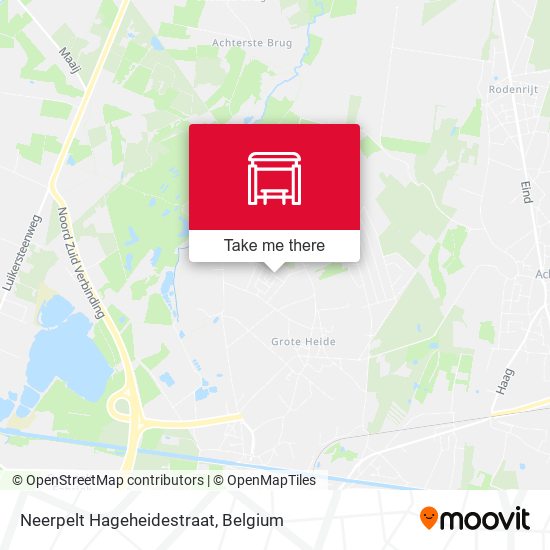 Neerpelt Hageheidestraat plan