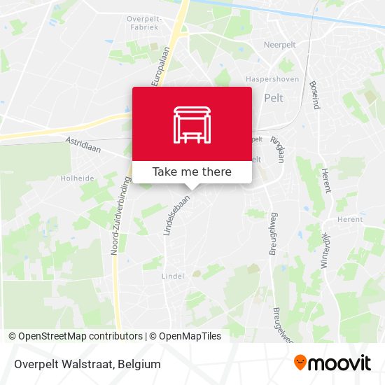 Overpelt Walstraat plan