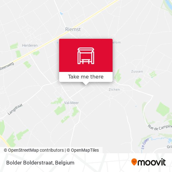 Bolder Bolderstraat plan