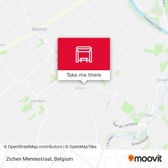 Zichen Mennestraat map
