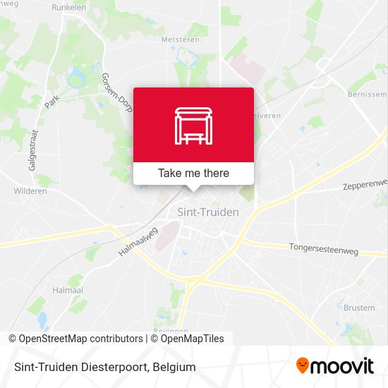 Sint-Truiden Diesterpoort plan