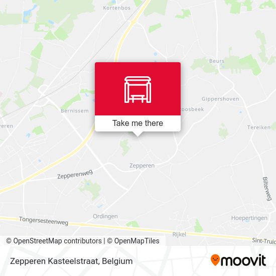 Zepperen Kasteelstraat plan