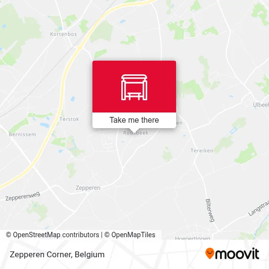 Zepperen Corner map