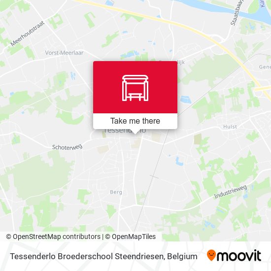 Tessenderlo Broederschool Steendriesen plan