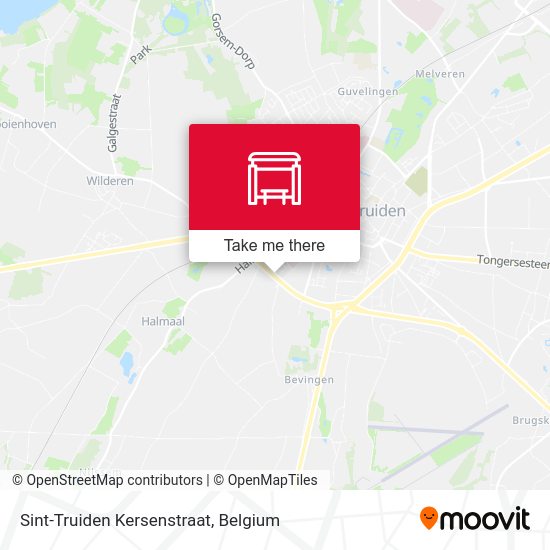 Sint-Truiden Kersenstraat map