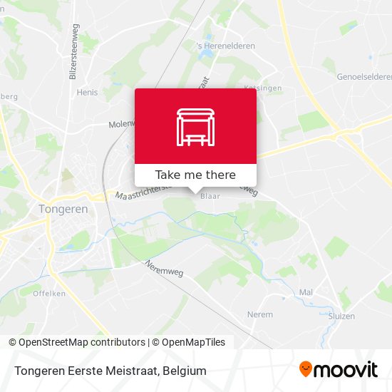 Tongeren Eerste Meistraat map