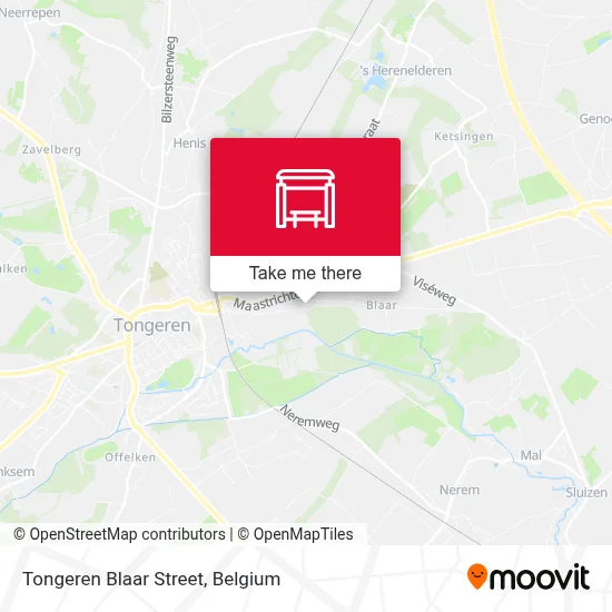 Tongeren Blaar Street map