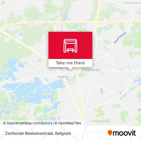 Zonhoven Beskensstraat map