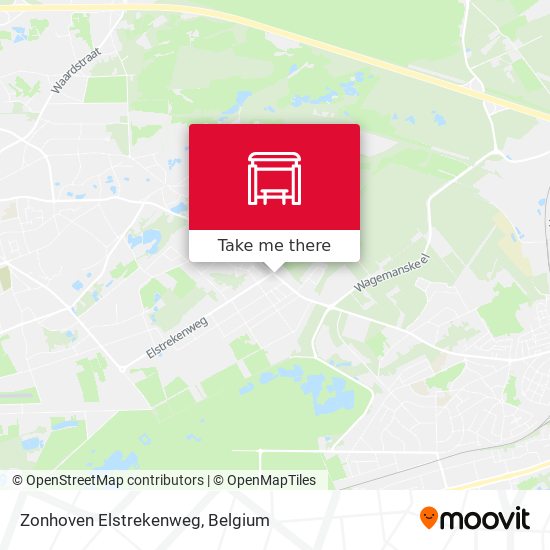 Zonhoven Elstrekenweg map