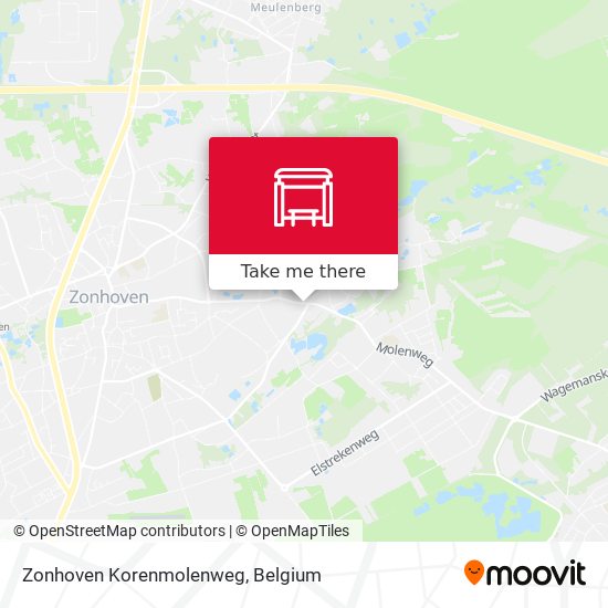 Zonhoven Korenmolenweg plan