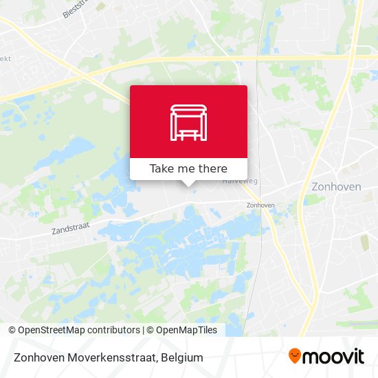 Zonhoven Moverkensstraat map