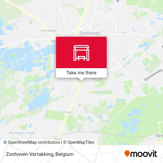 Zonhoven Vertakking plan