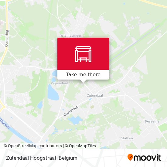 Zutendaal Hoogstraat map