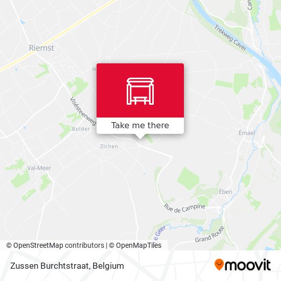 Zussen Burchtstraat plan