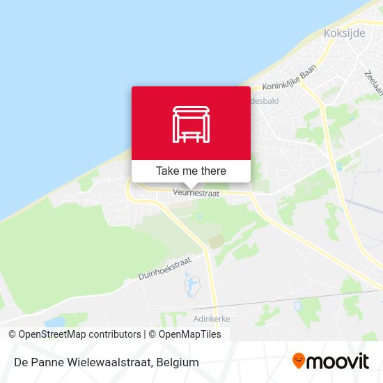 De Panne Wielewaalstraat plan