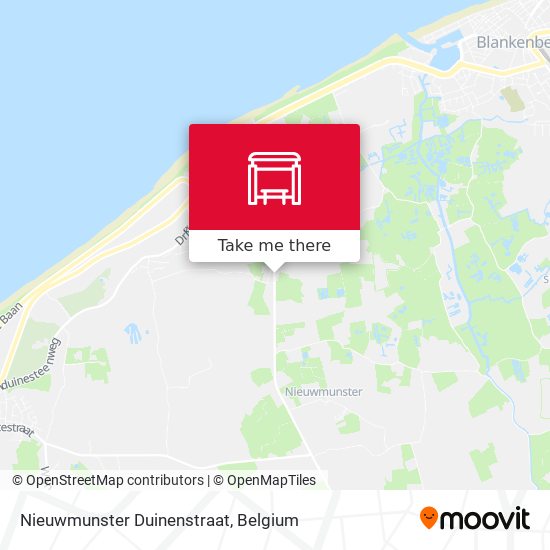 Nieuwmunster Duinenstraat map