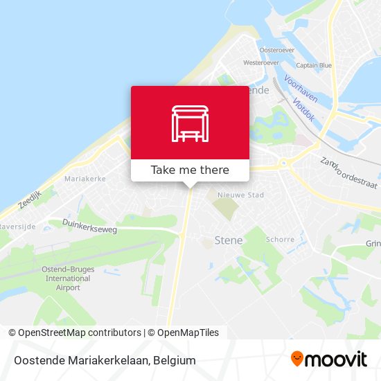 Oostende Mariakerkelaan map