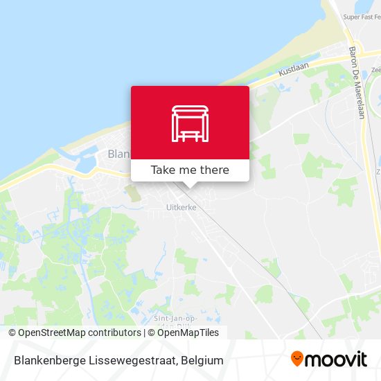 Blankenberge Lissewegestraat plan