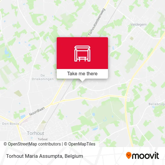 Torhout Maria Assumpta map