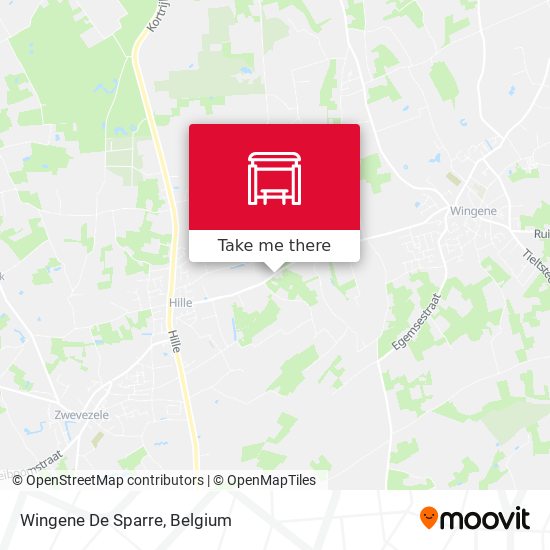 Wingene De Sparre map