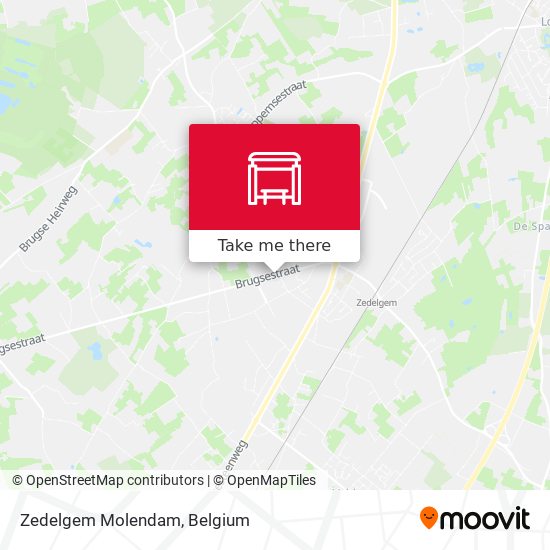 Zedelgem Molendam map