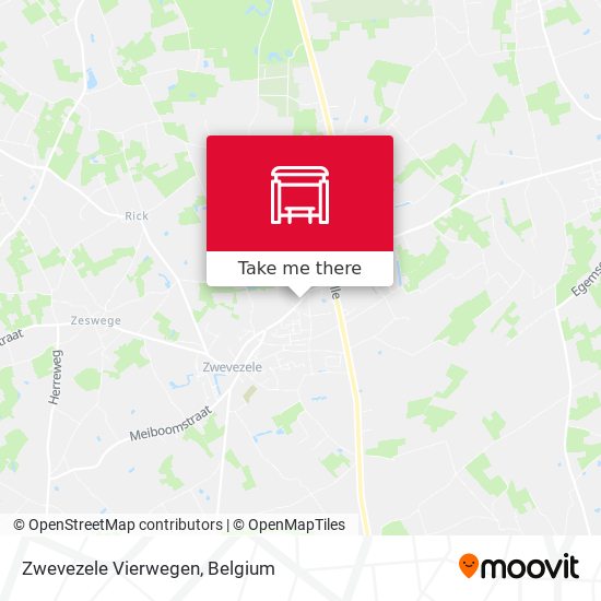 Zwevezele Vierwegen plan