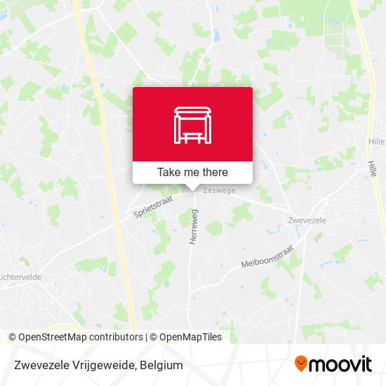 Zwevezele Vrijgeweide plan