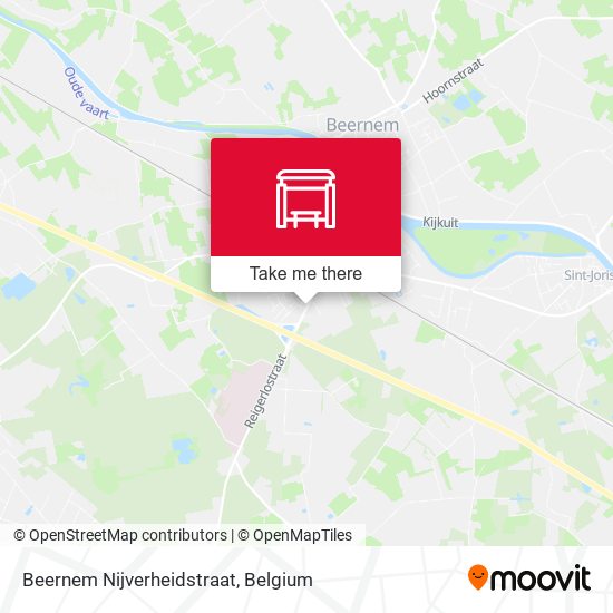 Beernem Nijverheidstraat plan