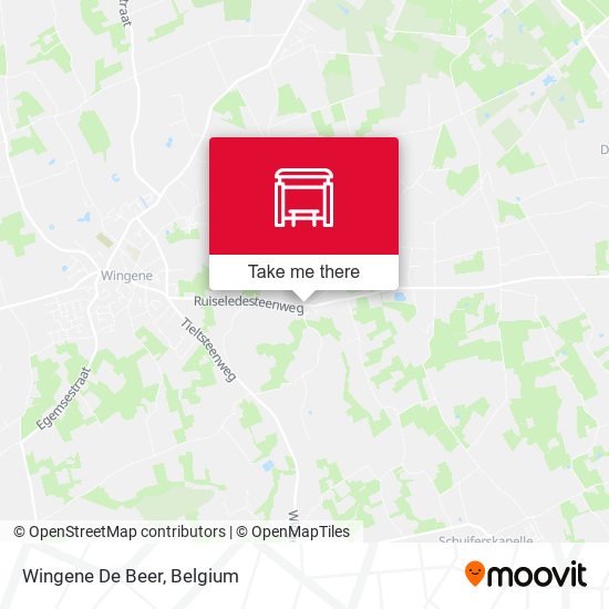 Wingene De Beer map