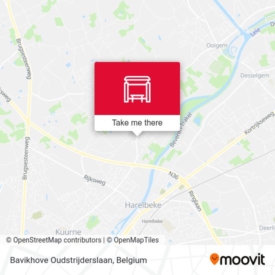 Bavikhove Oudstrijderslaan plan