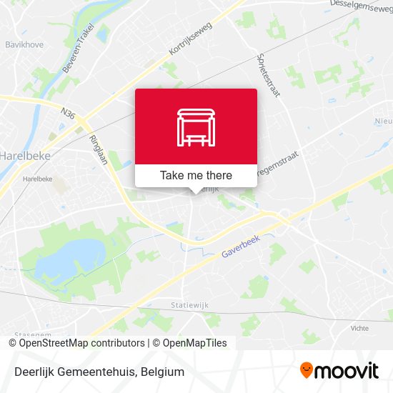 Deerlijk Gemeentehuis plan