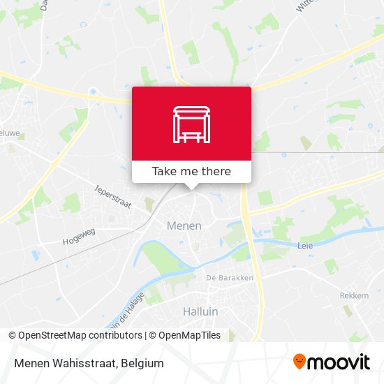 Menen Wahisstraat plan