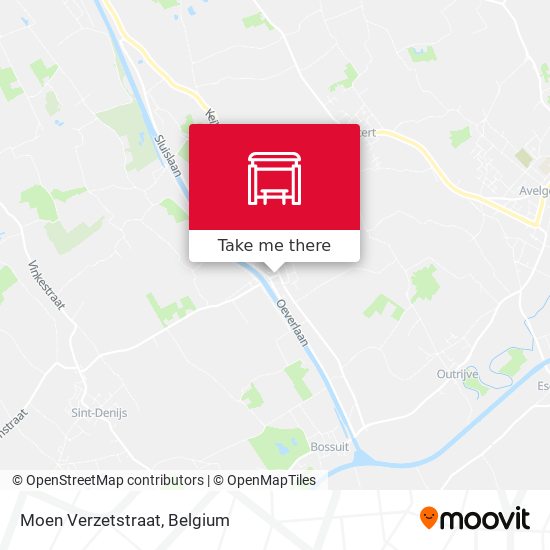 Moen Verzetstraat map