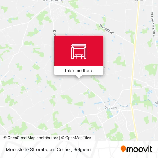 Moorslede Strooiboom Corner map