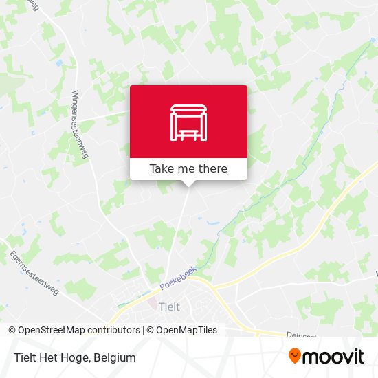 Tielt Het Hoge map