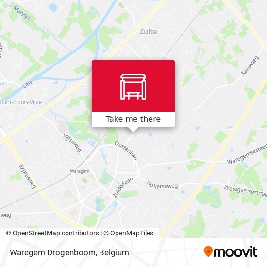 Waregem Drogenboom map