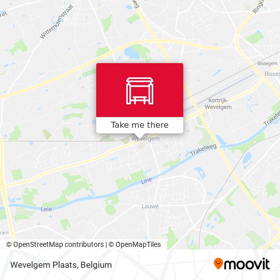 Wevelgem Plaats map