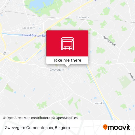 Zwevegem Gemeentehuis plan