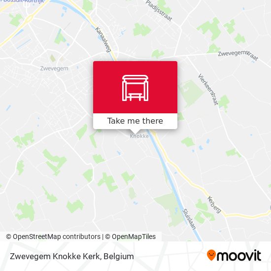 Zwevegem Knokke Kerk map