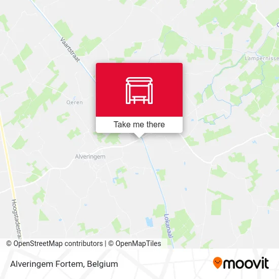 Alveringem Fortem map