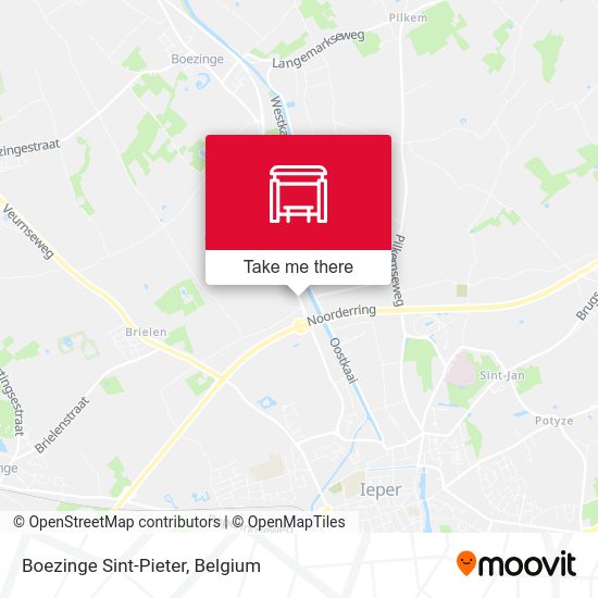 Boezinge Sint-Pieter plan