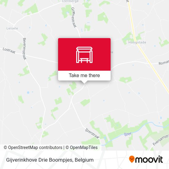Gijverinkhove Drie Boompjes map